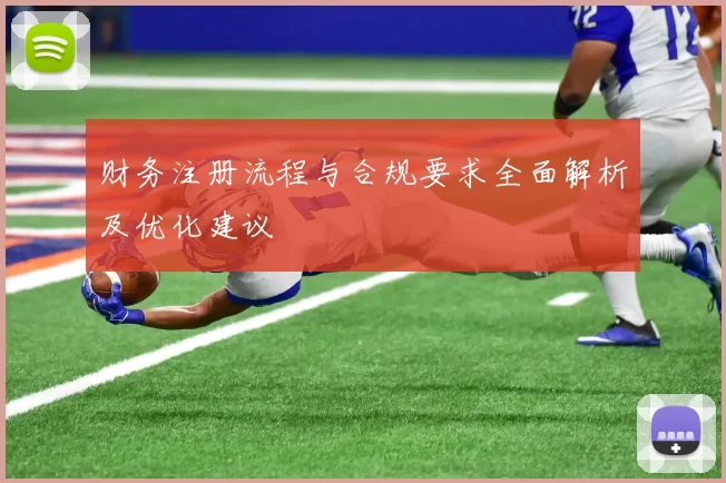 财务注册流程与合规要求全面解析及优化建议